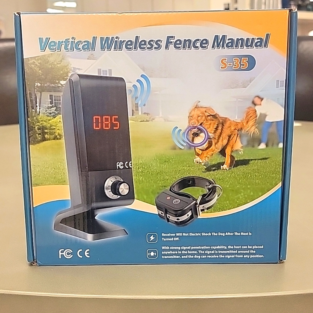 Vertical wireless Fence Manuel S-35